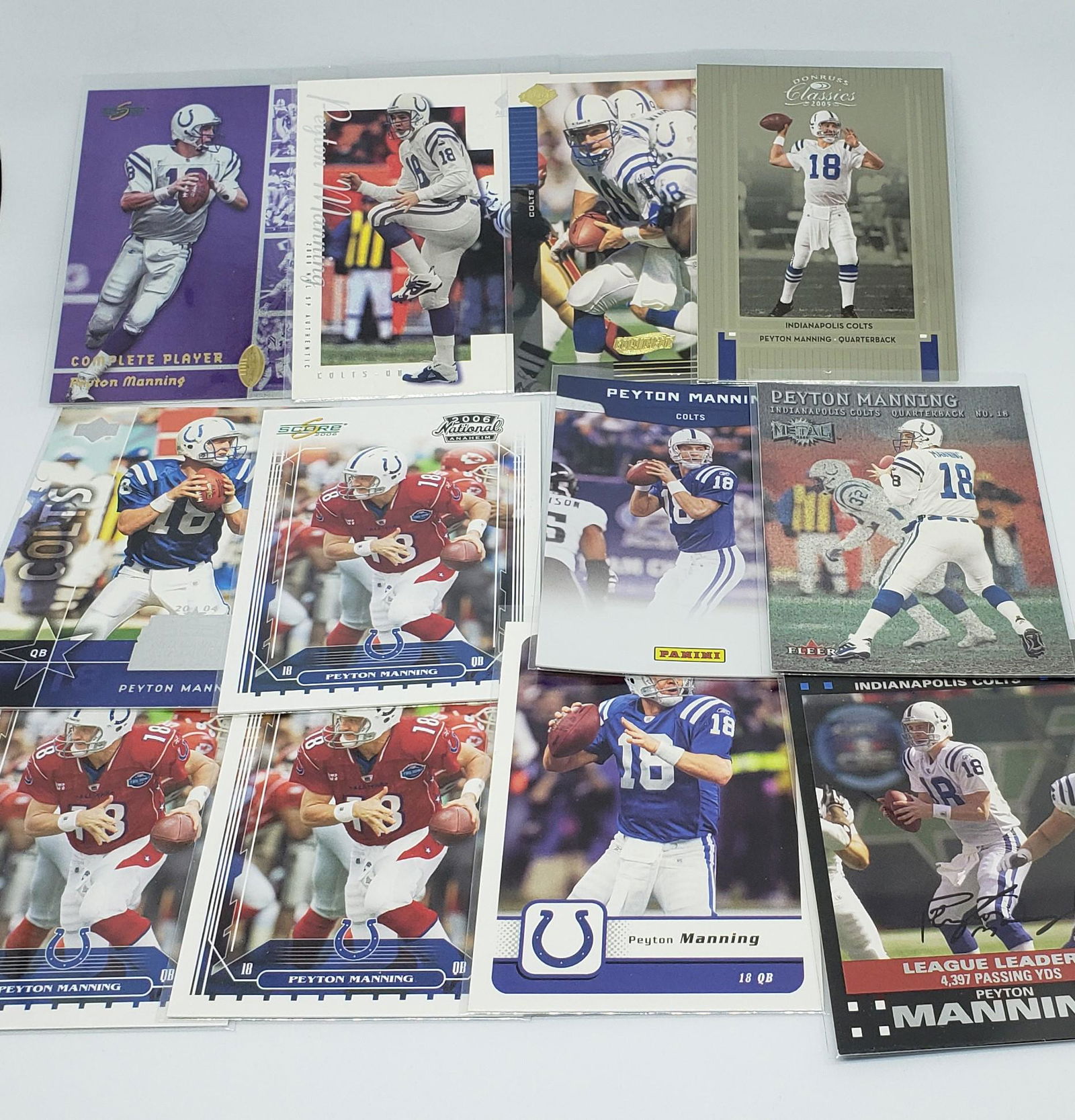LOT OF 12 PEYTON MANNING CARDS (1 of 1)