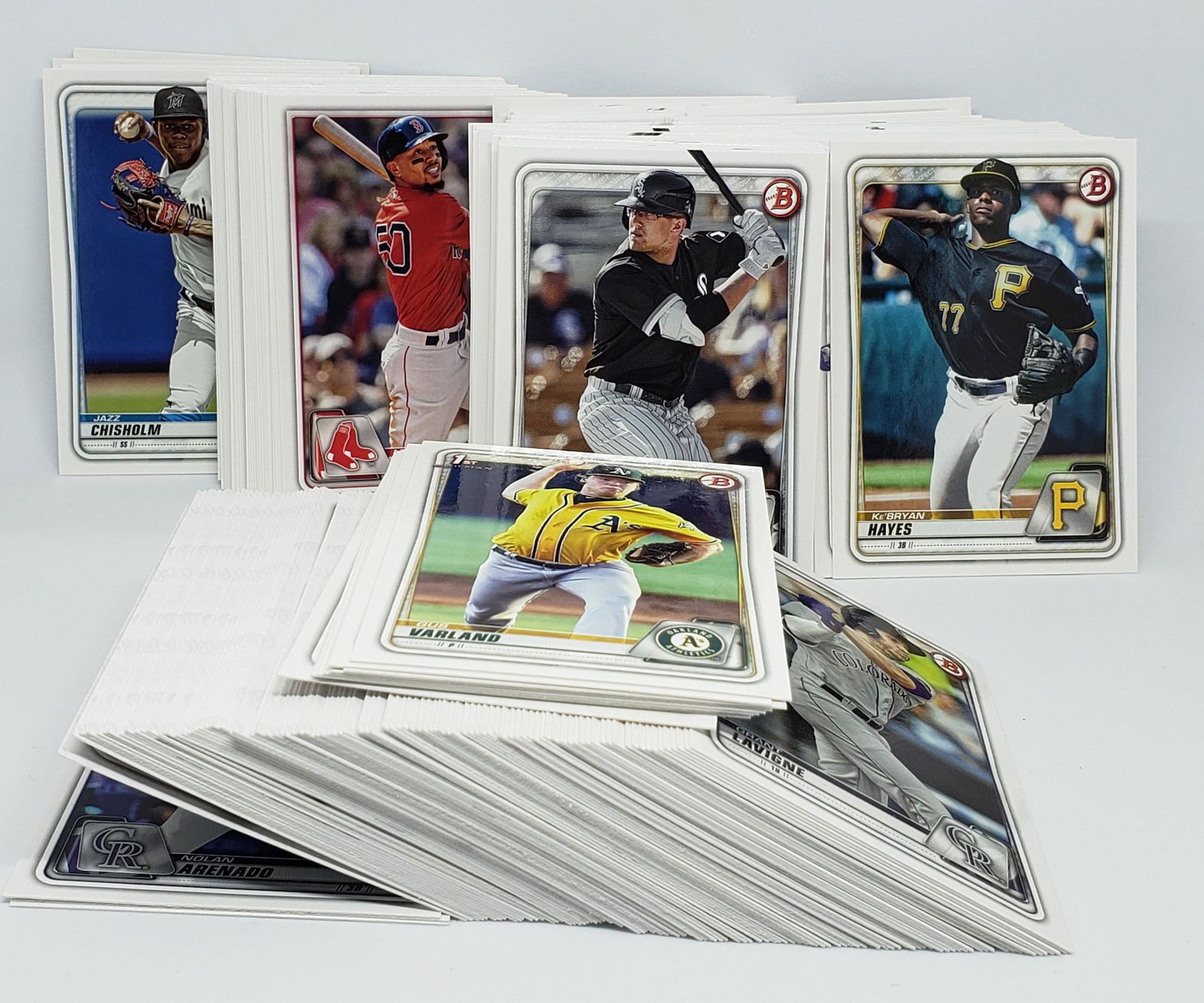 400 COUNT BOX FULL OF 2020 BOWMAN BASEBALL CARDS (1 of 1)