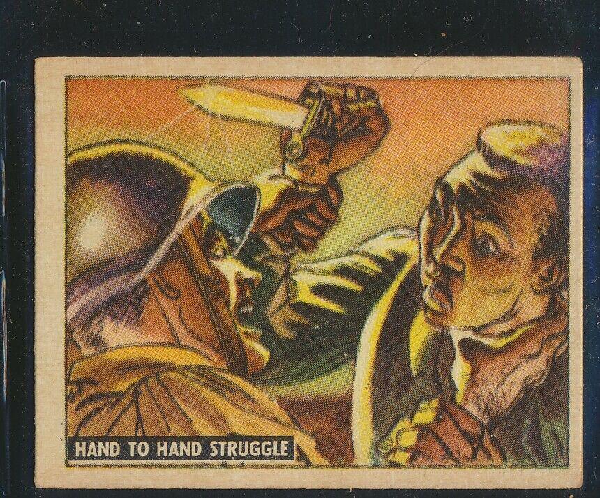 TOPPS FREEDOM'S WAR-KOREAN WAR PROPANGANDA CARDS: 1950 TOPPS FREEDOM'S WAR CARD #153 Hand to Hand Struggle