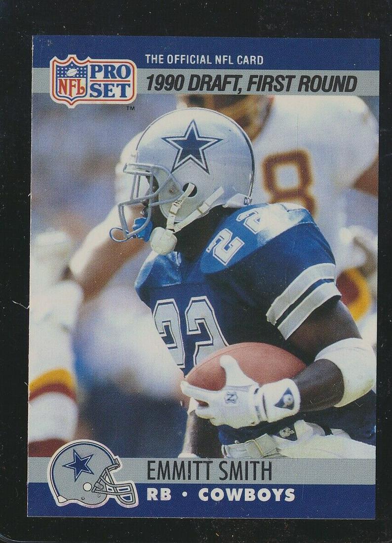 1990 Pro Set #685 Emmitt Smith RC Cowboys (1 of 1)