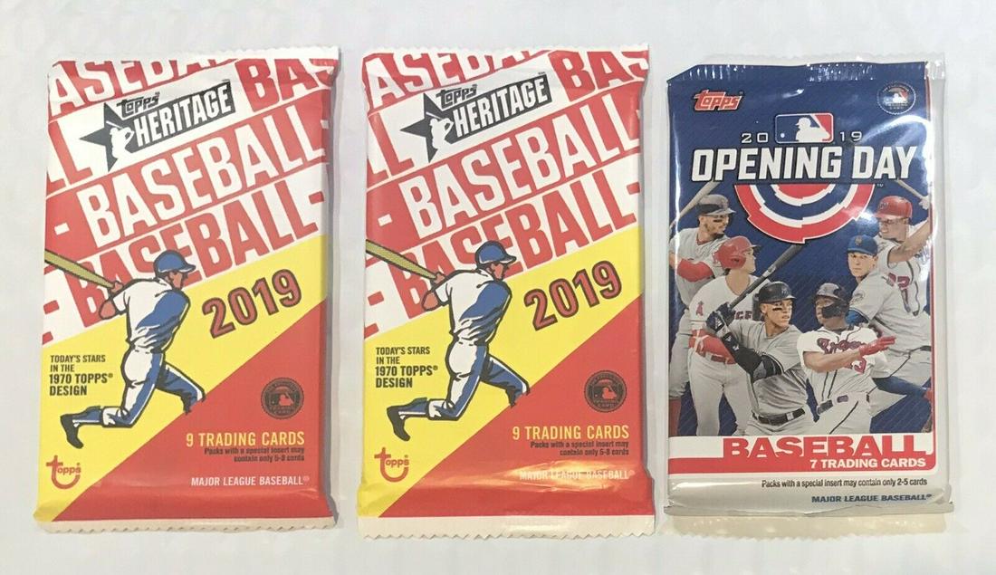 2019 TOPPS HERITAGE & OPENING DAY BASEBALL CARDS (1 of 1)
