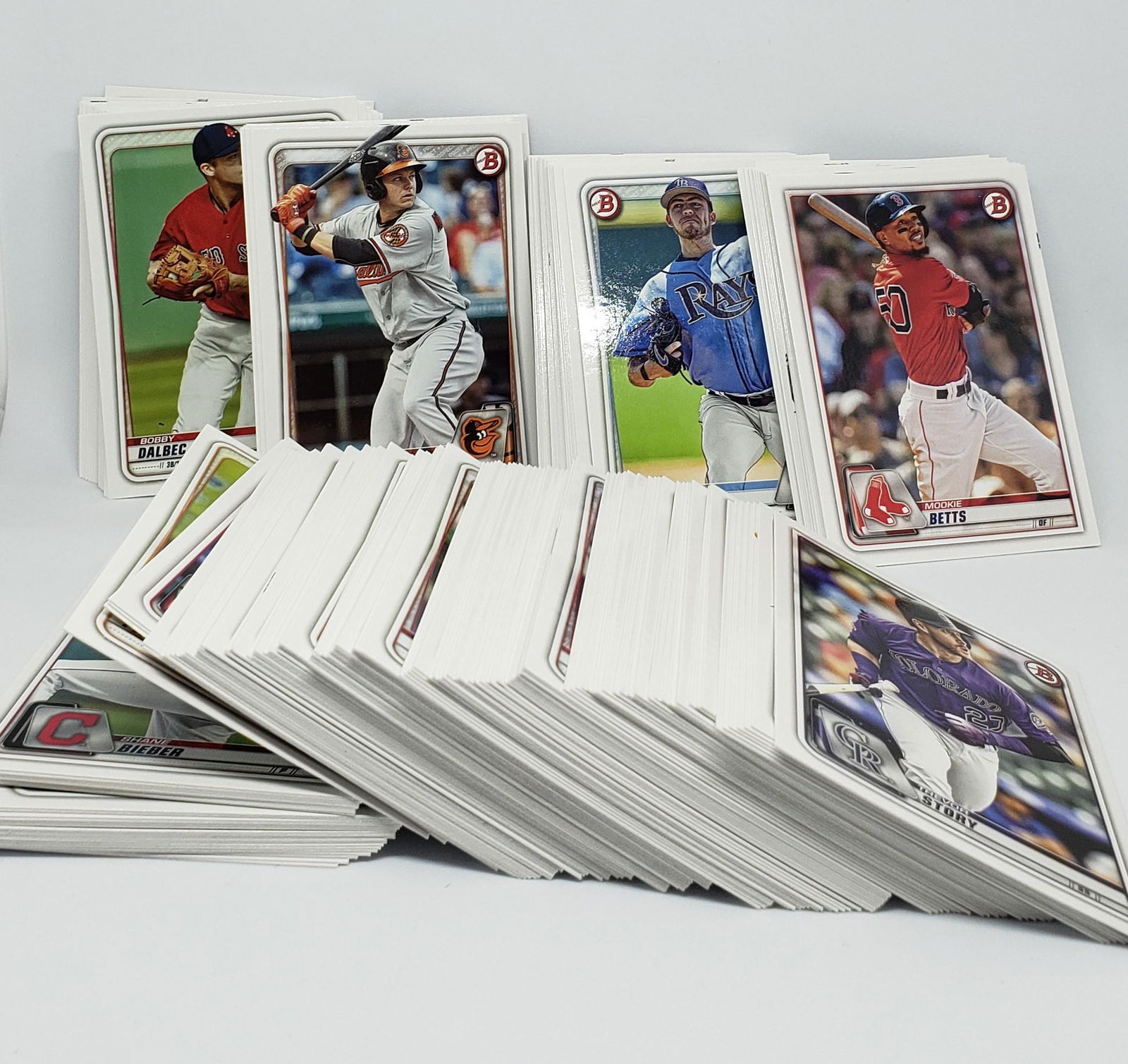 400 COUNT BOX FULL OF 2020 BOWMAN BASEBALL CARDS (1 of 1)