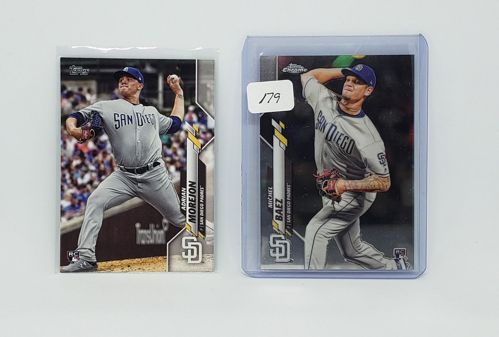 2020 TOPPS CHROME, TOPPS MICHAEL BAEZ ROOKIE CARD (1 of 1)