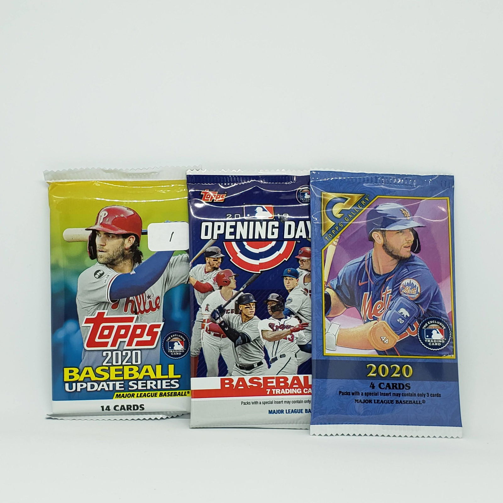 LOT OF 3 packs with 2020 TOPPS UPDATE PACK (1 of 1)