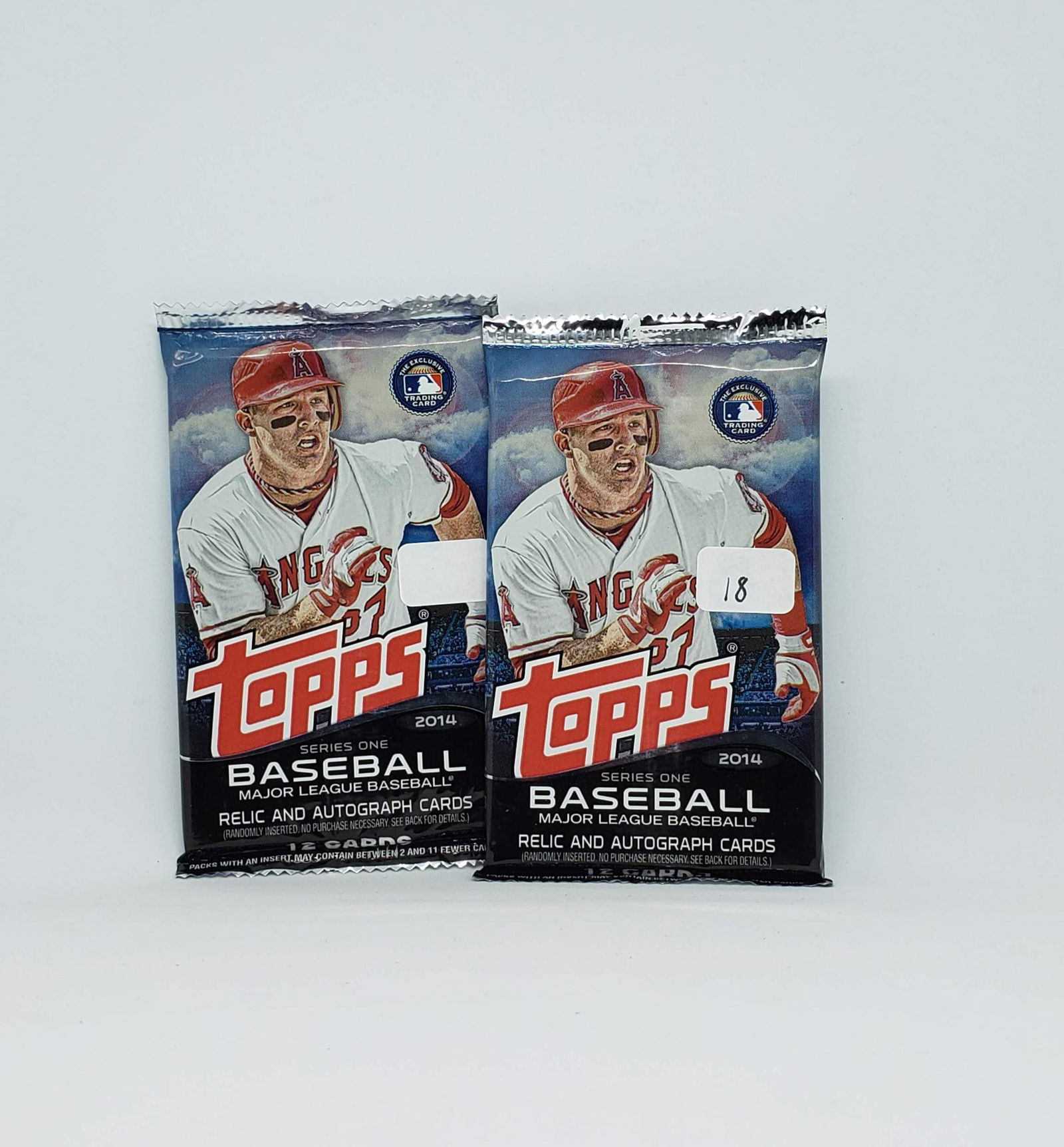 Lot of 2 2014 TOPPS baseball card packs (1 of 1)
