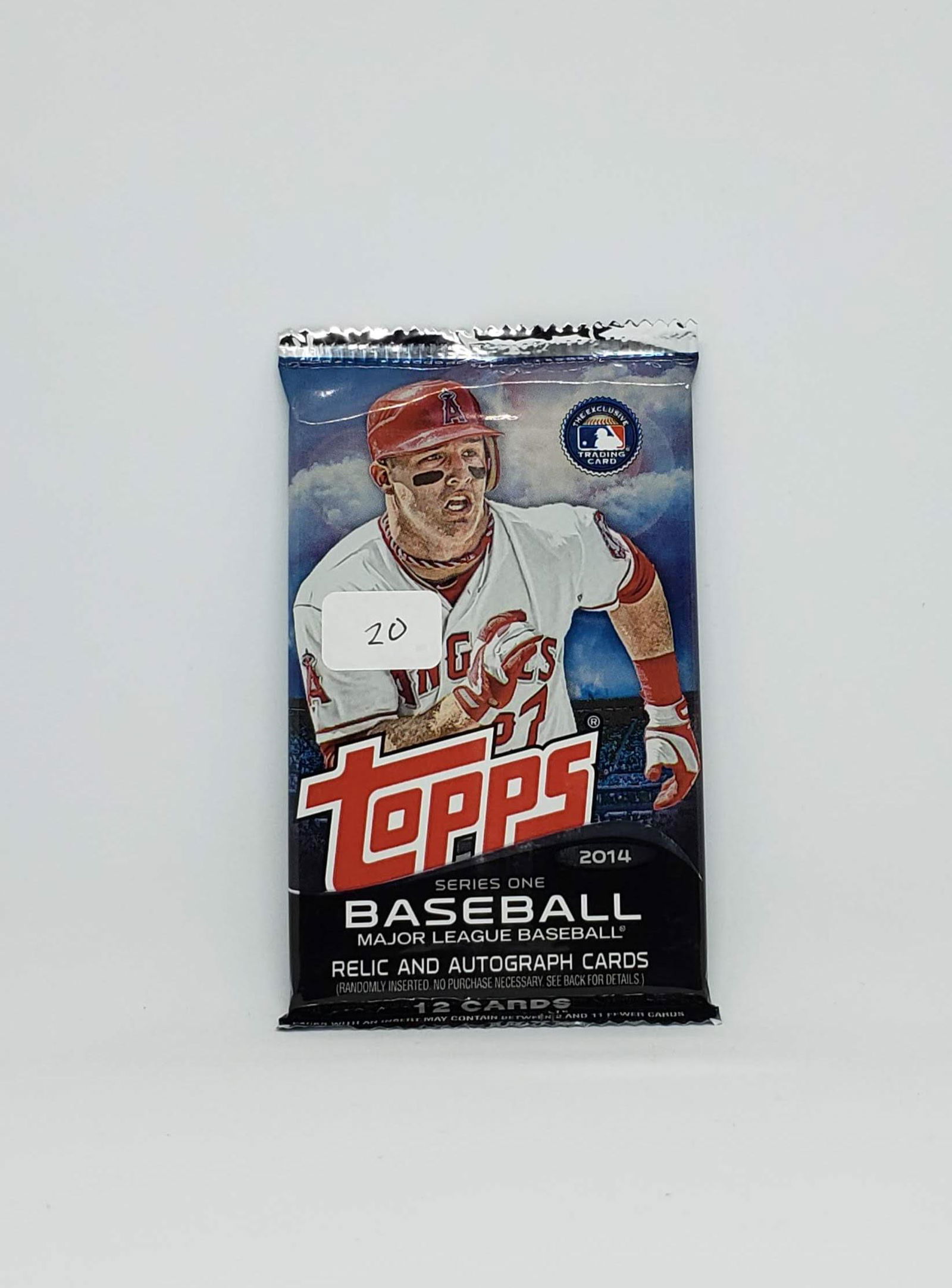 2014 Topps series 1 baseball card pack (1 of 1)