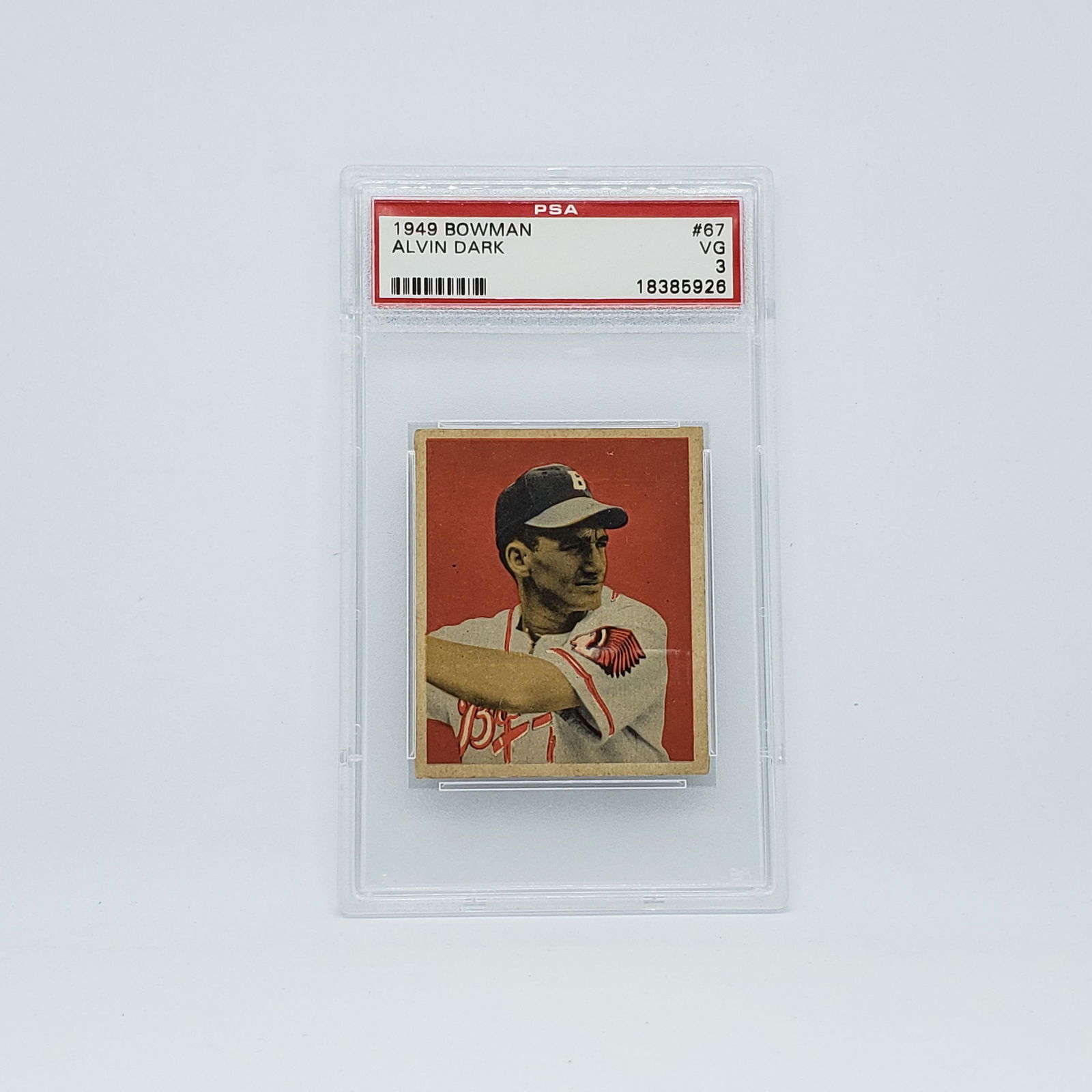 1949 BOWMAN #67 ALVIN DARK POP 12 PSA 3 (1 of 2)