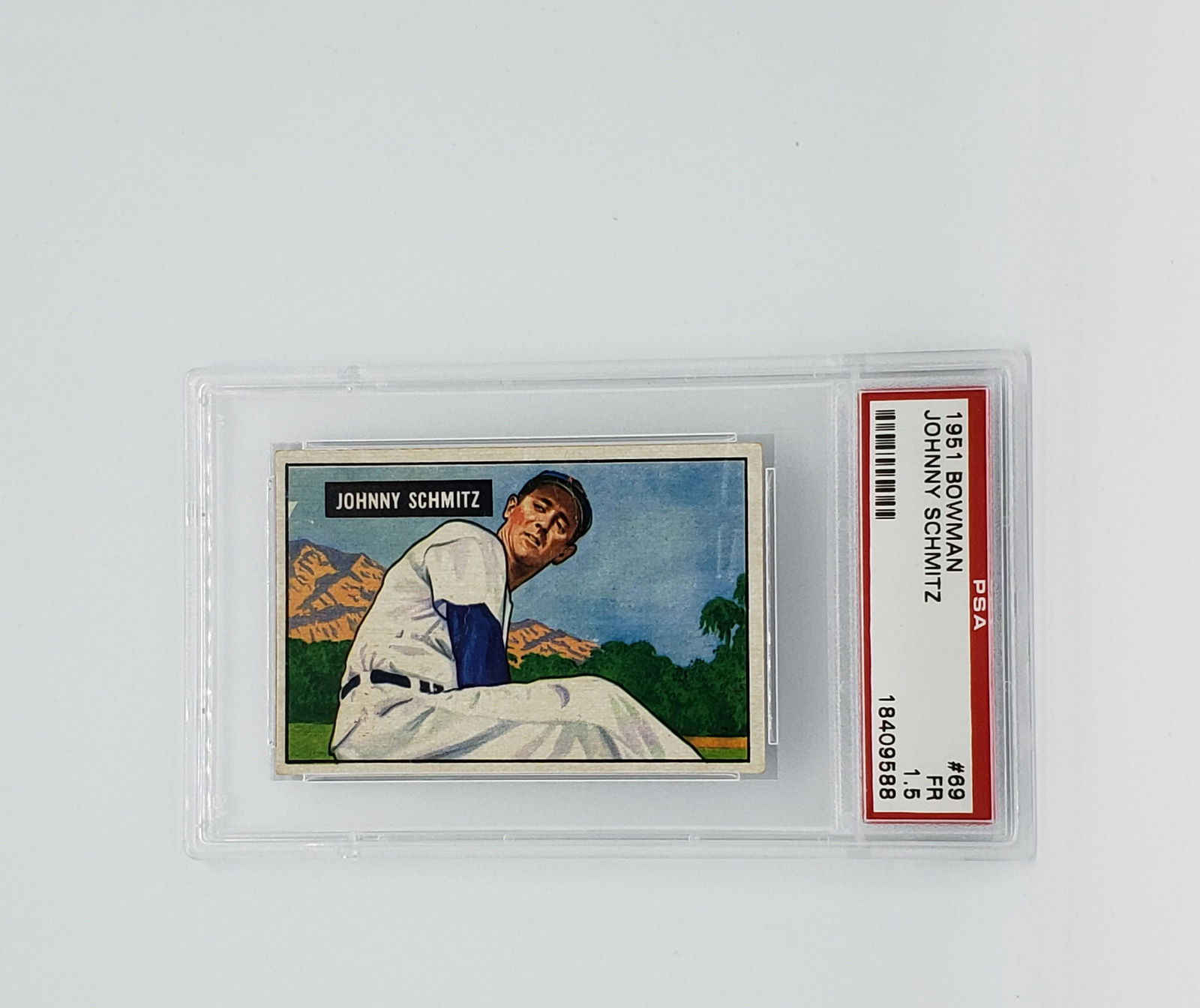 1951 BOWMAN #69 JOHNNY SCHMITZ POP 2 PSA 1.5 (1 of 2)