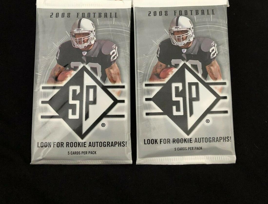 2008 Upper Deck SP Authentic Football NEW PACKS (1 of 1)