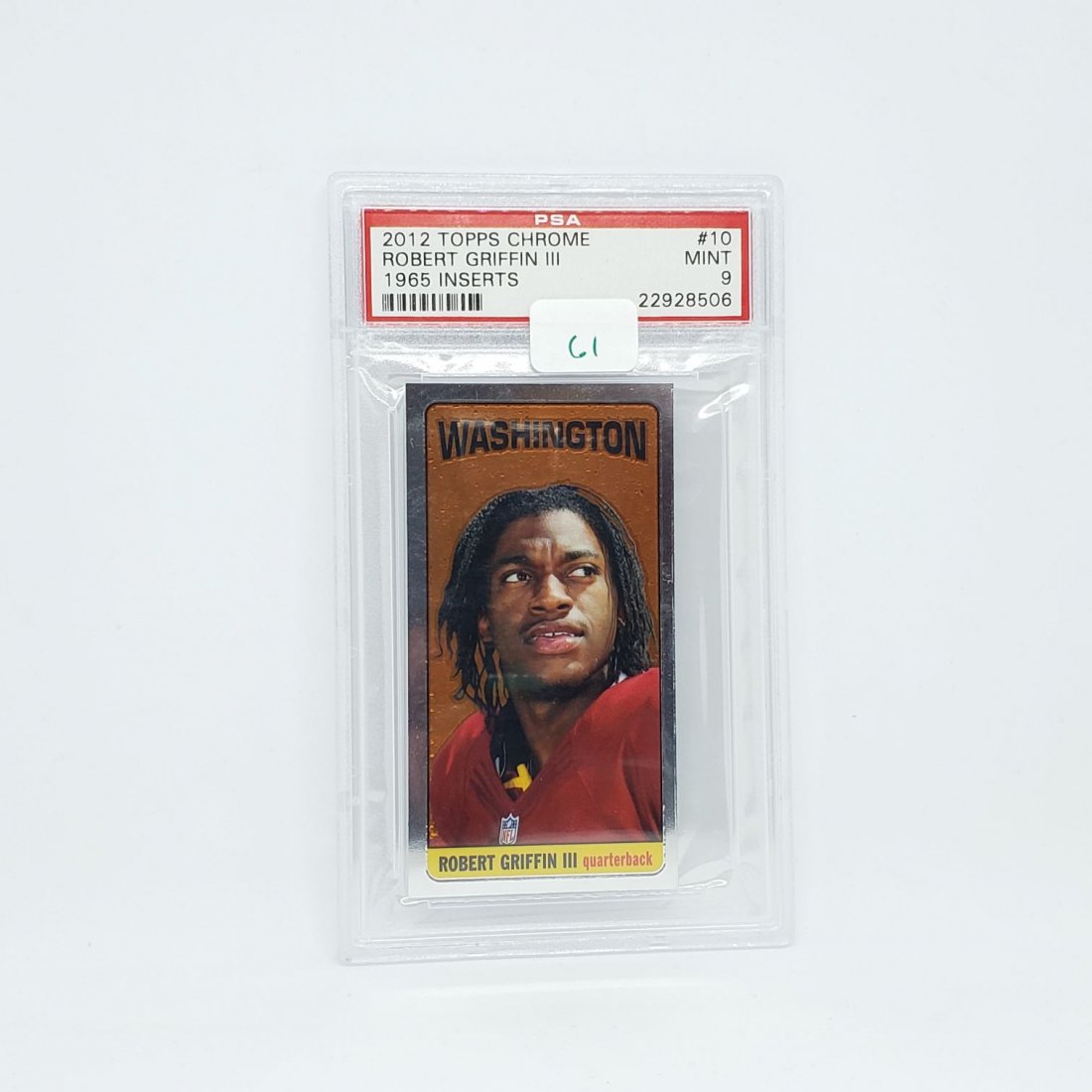2012 ROBERT GRIFFIN III HEISMAN WINNER ROOKIE SP (1 of 1)