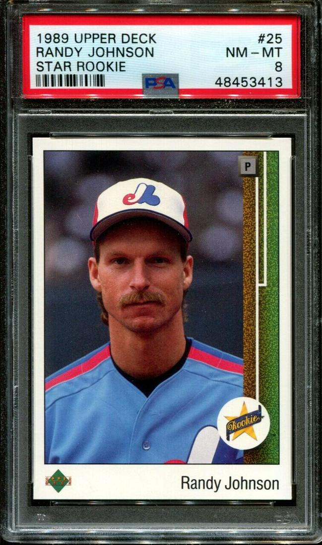 1989 UPPER DECK STAR ROOKIE #25 RANDY JOHNSON RC HOF (1 of 1)