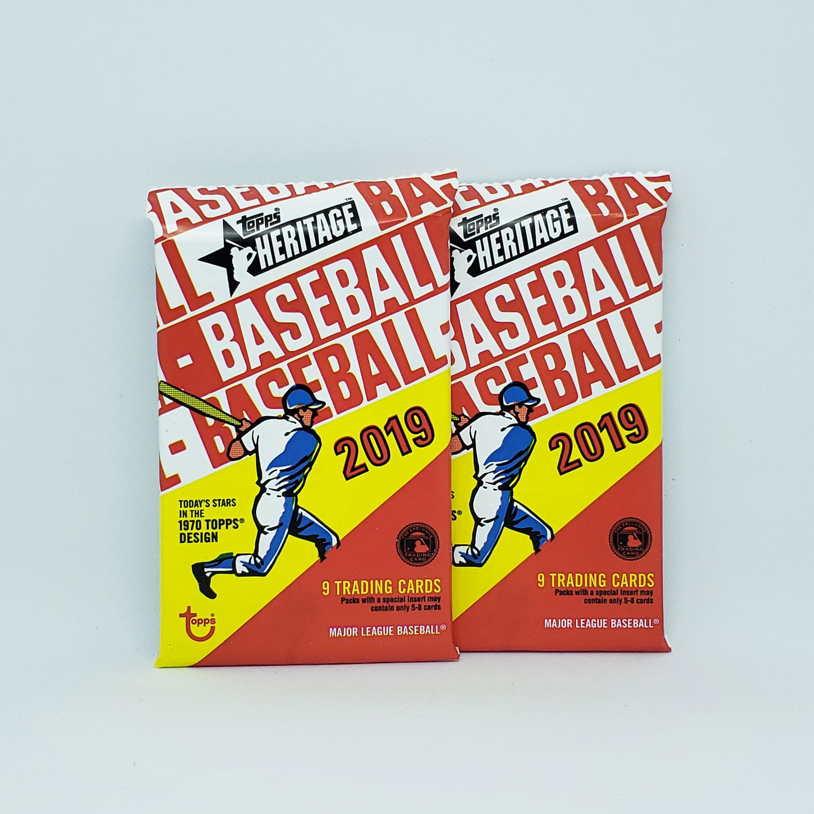 (2) 2019 TOPPS HERITAGE BASEBALL SEALED PACKS (1 of 1)