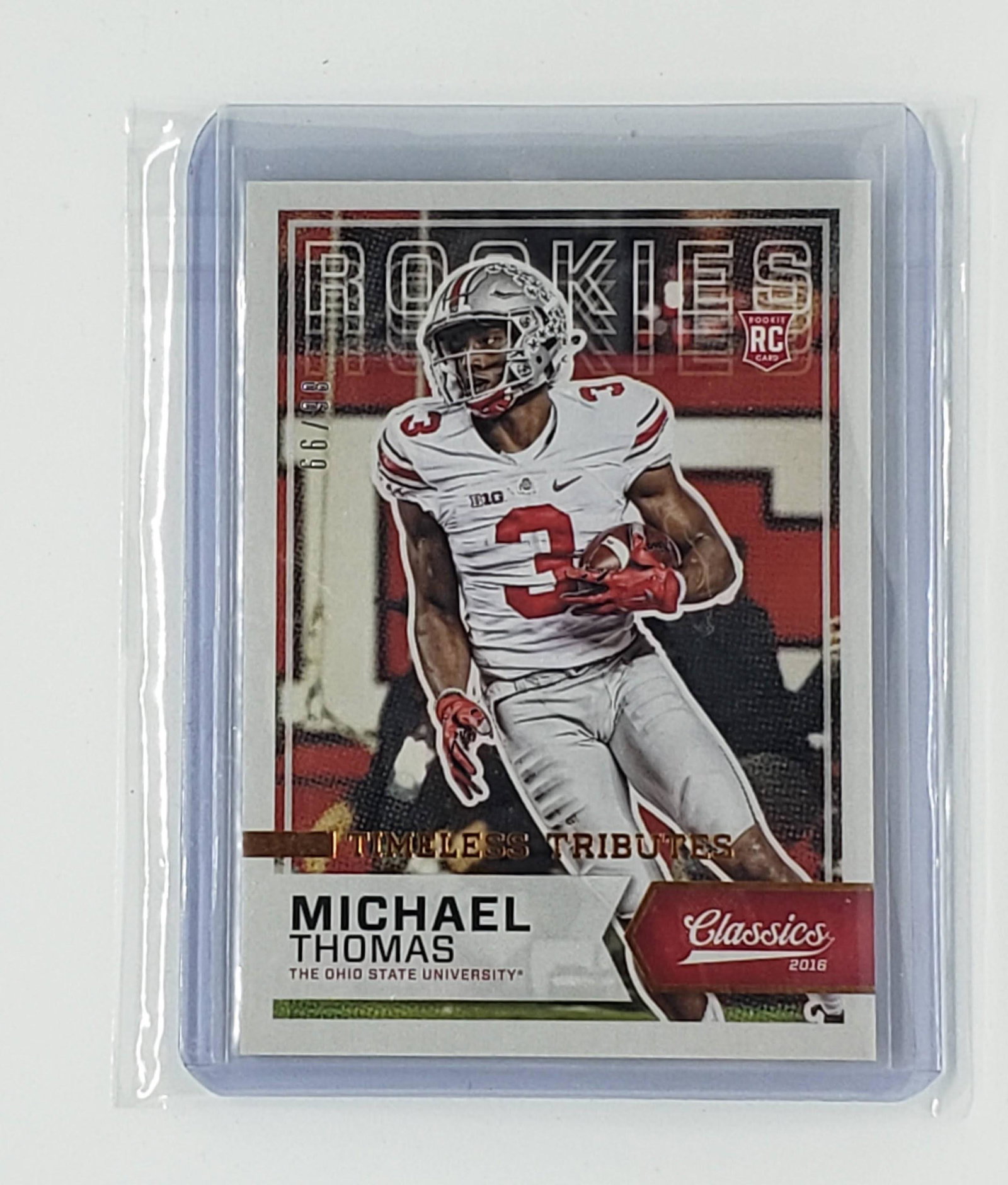 2016 PANINI CLASSICS MICHEAL THOMAS NUMBERED 66/98: 2016 PANINI CLASSICS MICHEAL THOMAS NUMBERED 66/98 ROOKIE CARD