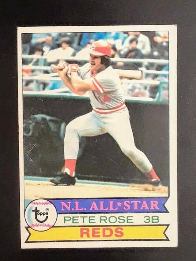 1979 Topps #650 Pete Rose Cincinnati Reds EX: 1979 Topps #650 Pete Rose Cincinnati Reds EX