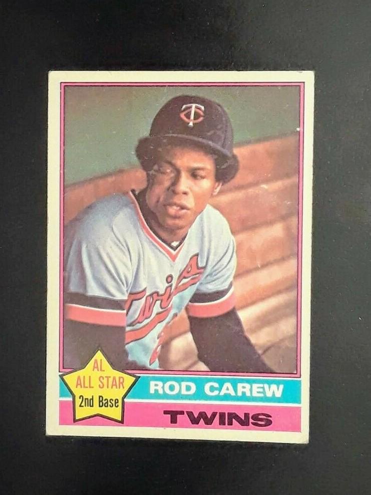 1976 Topps #400 Rod Carew Twins VG/EX: 1976 Topps #400 Rod Carew Twins VG/EX