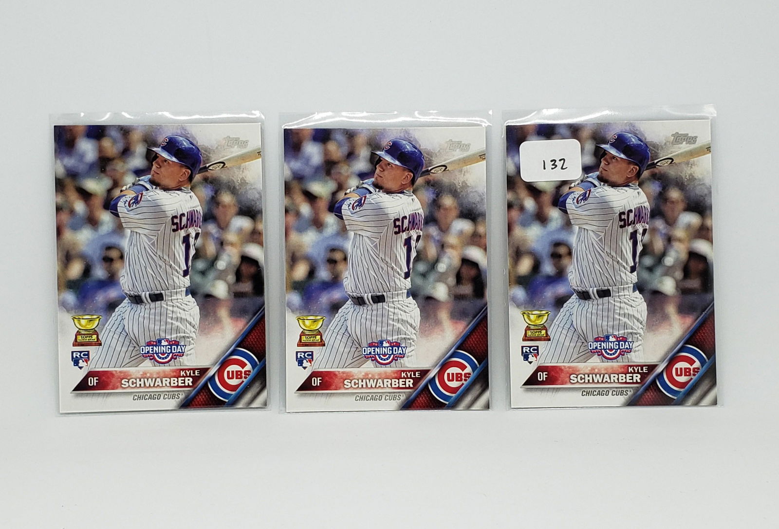 2016 TOPPS KYLE SCHWARBER CUBS ROOKIE CARDS (1 of 1)