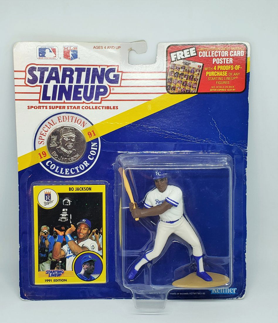 BO JACKSON KANSAS CITY ROYALS STARTING LINE-UP FIGURINE (1 of 2)