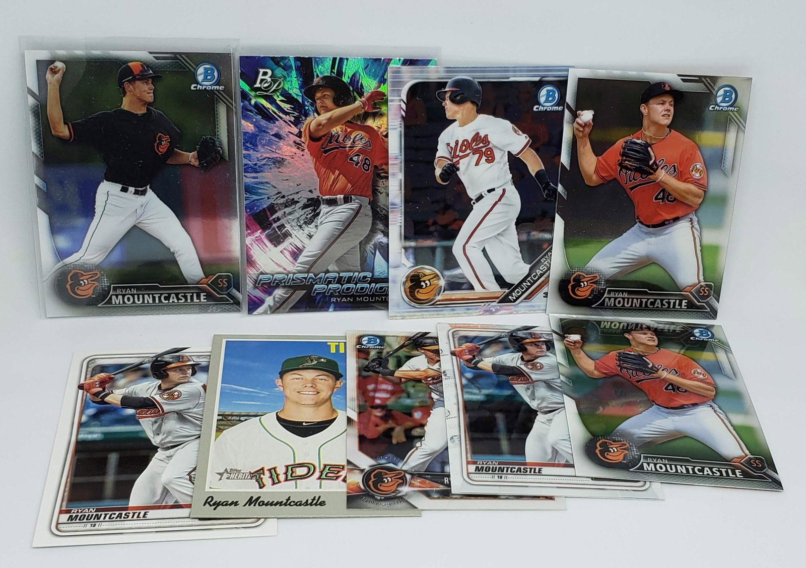 BALTIMORE ORIOLES TOP PROSPECT RYAN MOUNT CASTLE CARDS (1 of 1)