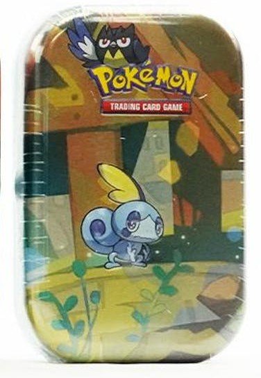 BLACK FRIDAY BONUS LOT POKEMON COLLECTOR TIN: Pokemon Galar Pals Mini Collectors Tin WITH 2 SEALED BOOSTER PACKS, 1-METALIC POKEMON COIN, 1-pokemon art card featuring art from the collectors tin. Collect all 5 tins to create one image when put to