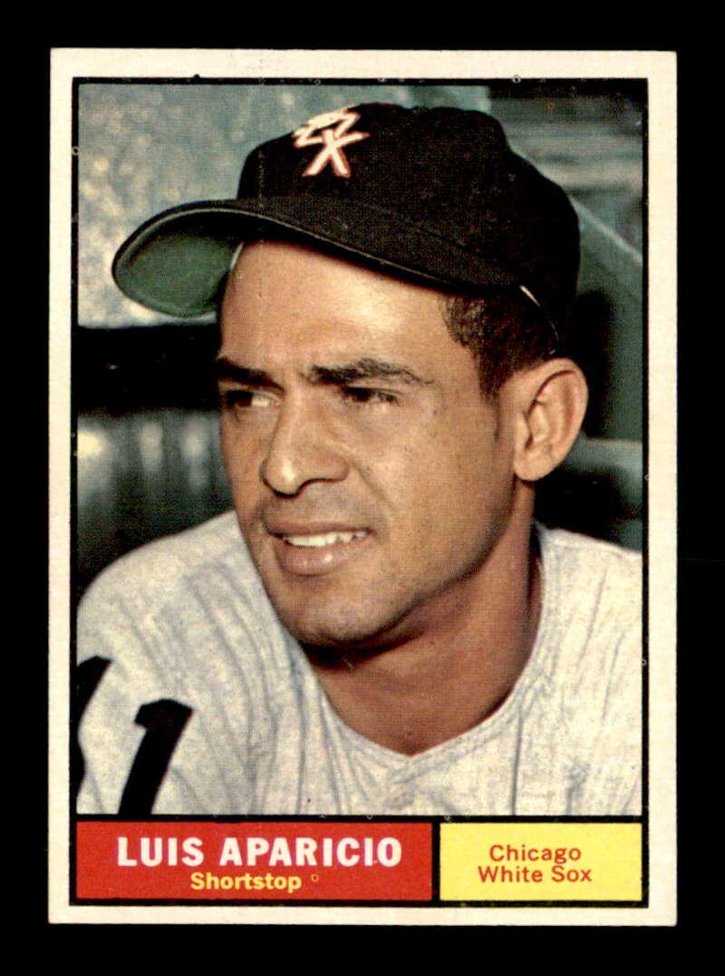 1961 Topps #440 Luis Aparicio WHITE SOX HOFER (1 of 2)