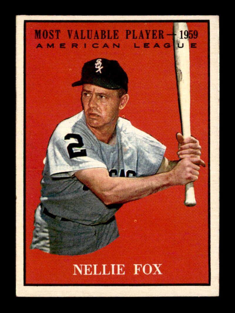 1961 Topps #477 Nellie Fox MVP EX+ (1 of 2)