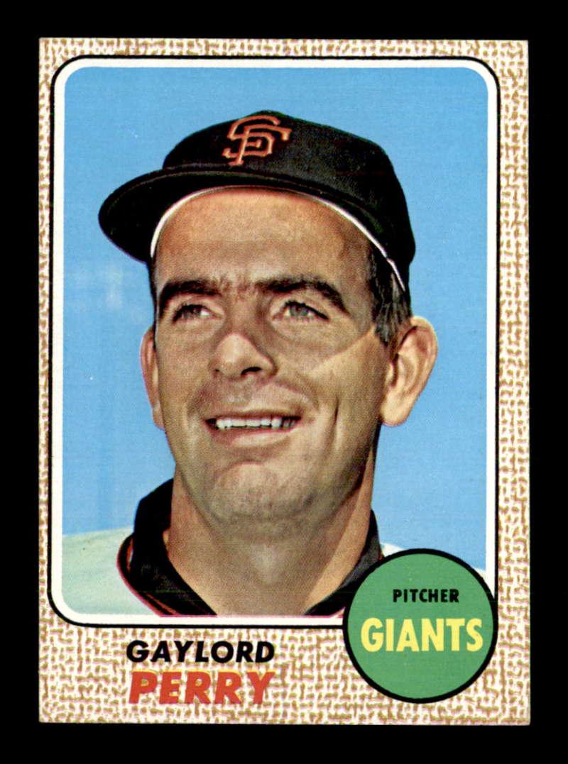 1968 Topps #85 Gaylord Perry SF GIANTS: 1968 Topps #85 Gaylord Perry EX+