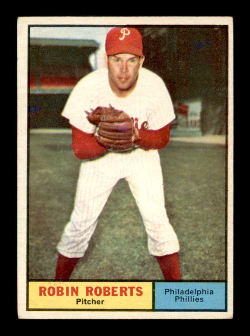 1961 Topps #20 Robin Roberts EX (1 of 2)
