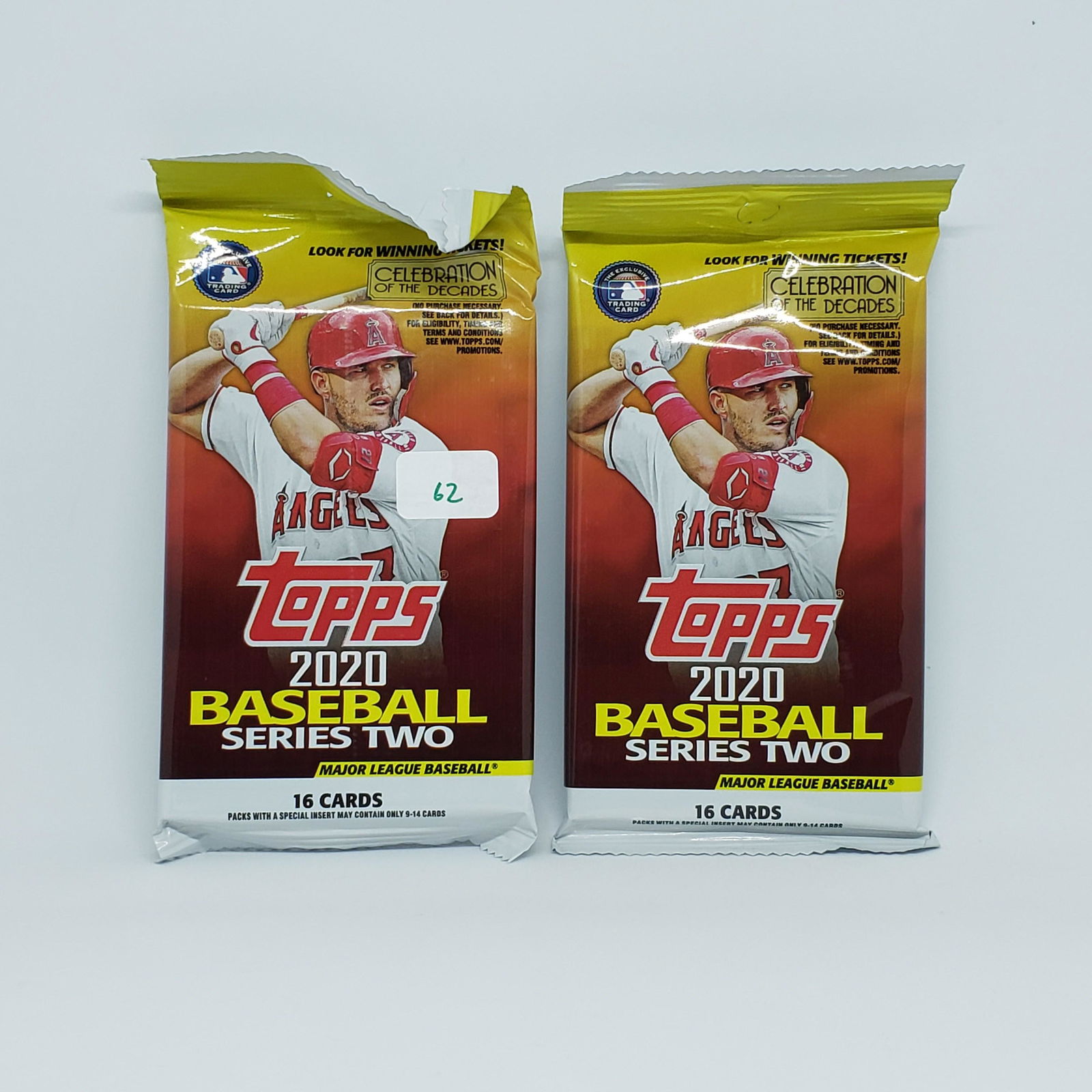2020 TOPPS BASEBALL SERIES 2 SEALED PACKS (1 of 1)