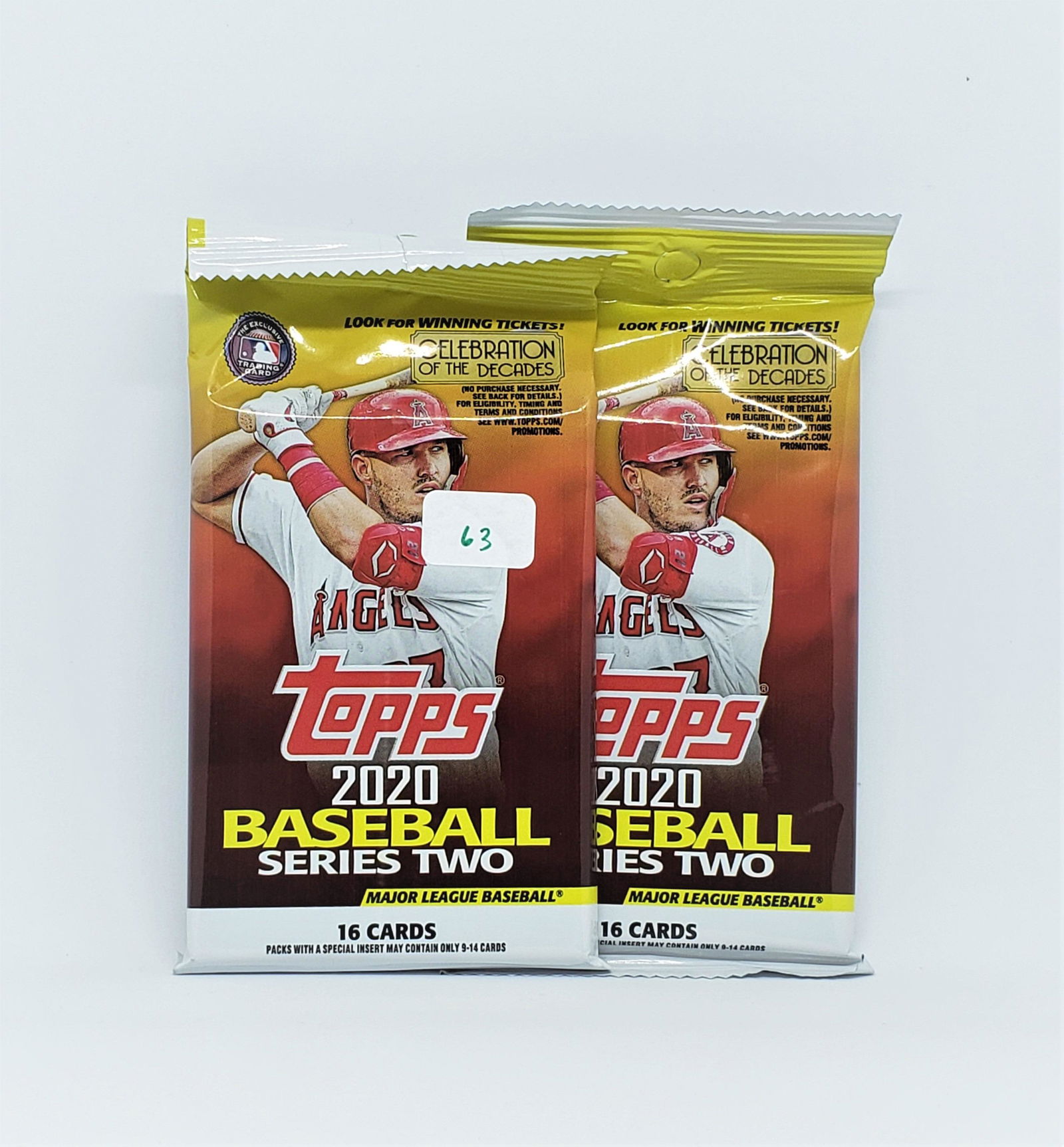 2020 TOPPS BASEBALL SERIES 2 SEALED PACKS (1 of 1)