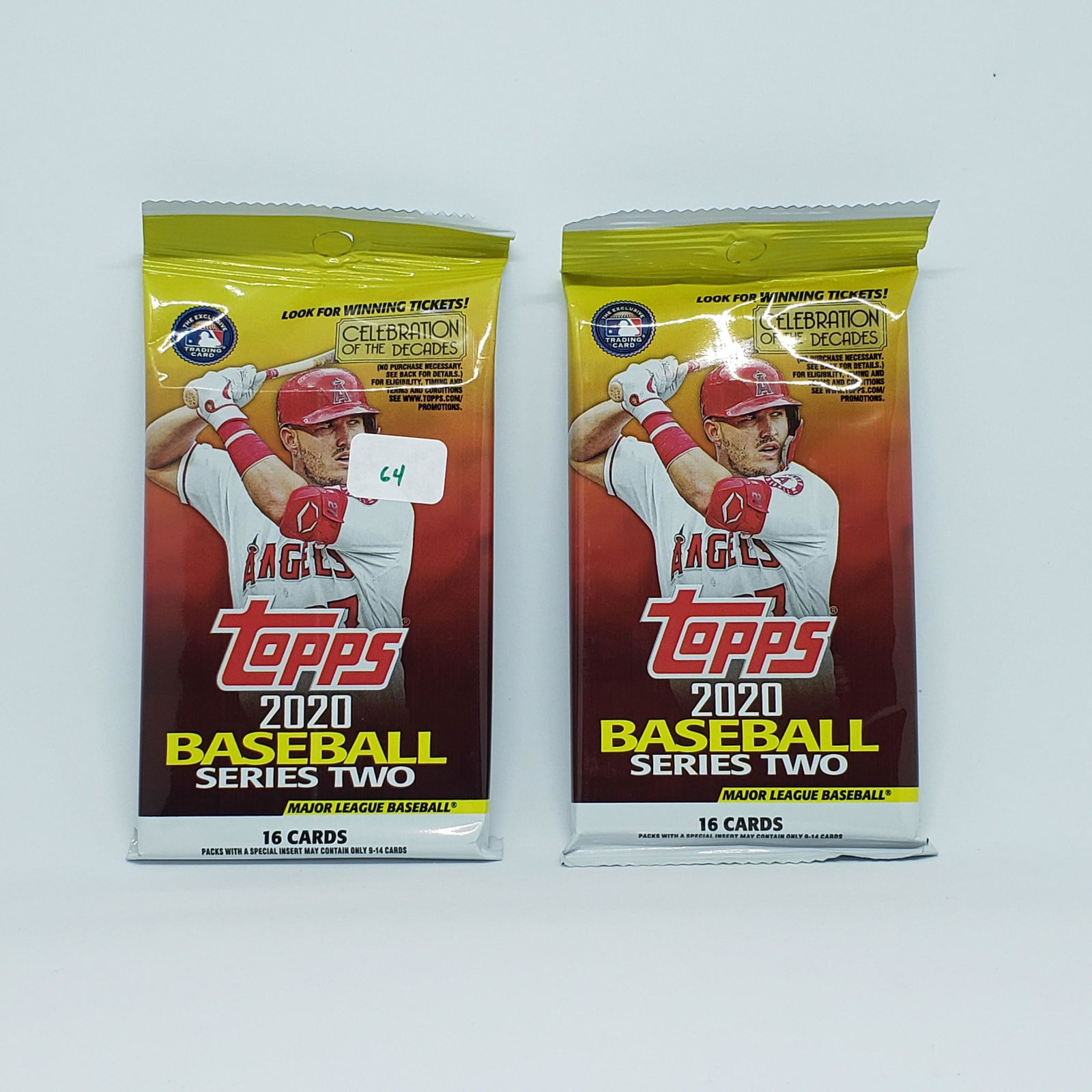 2020 TOPPS BASEBALL SERIES 2 SEALED PACKS (1 of 1)