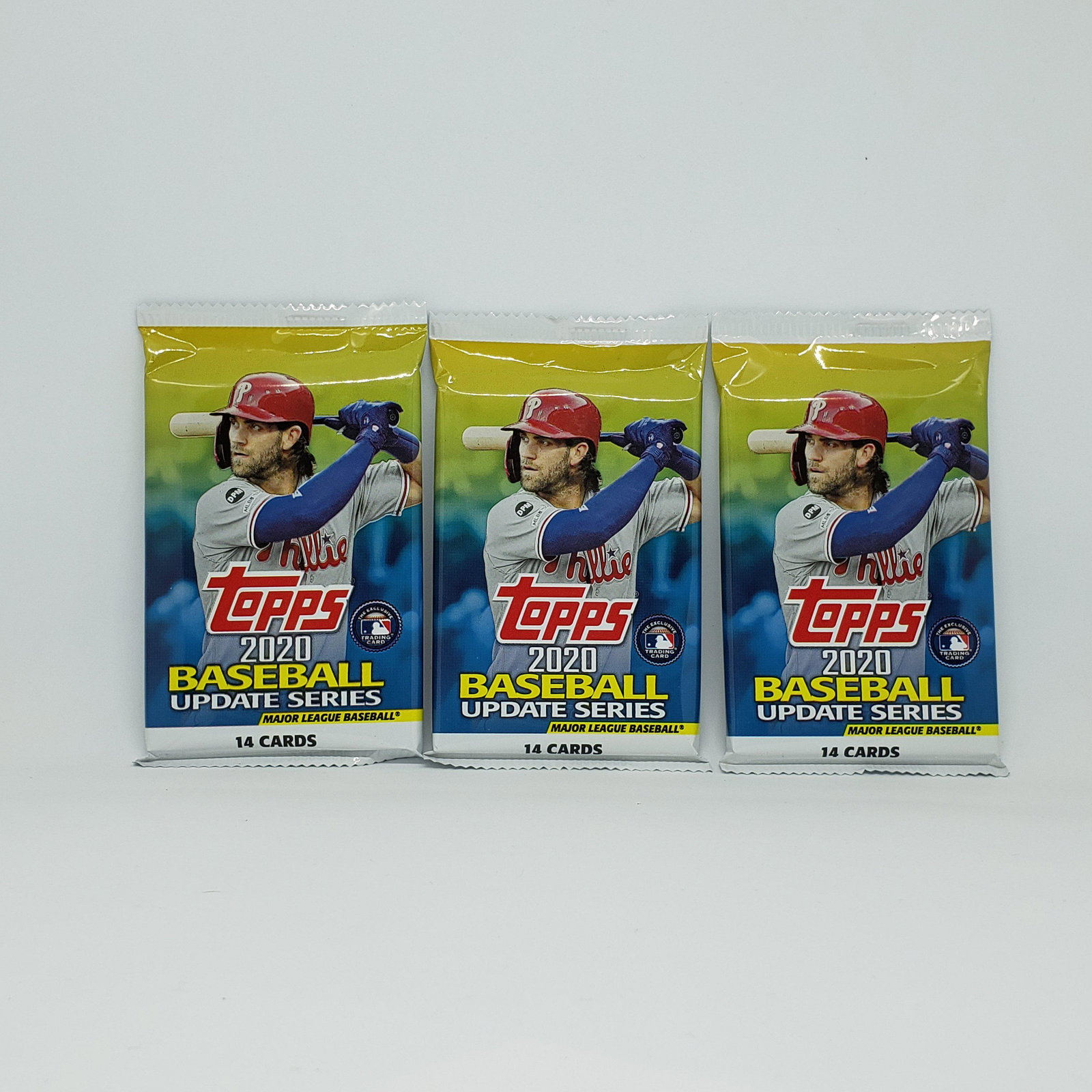 LOT OF 3 2020 TOPPS UPDATE FACTORY SEALED PACKS (1 of 1)