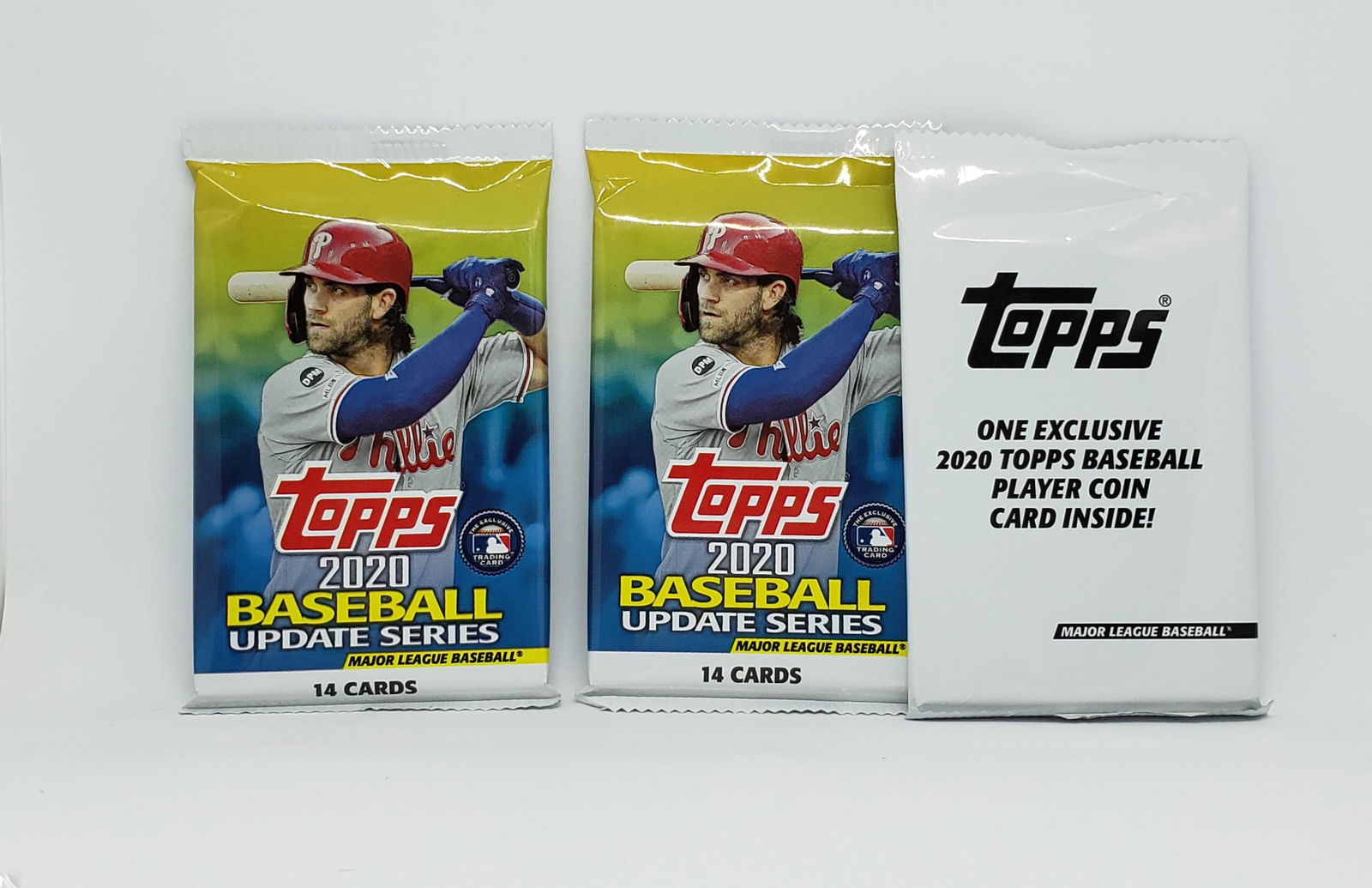 LOT OF 3 2020 TOPPS UPDATE FACTORY SEALED PACKS (1 of 1)