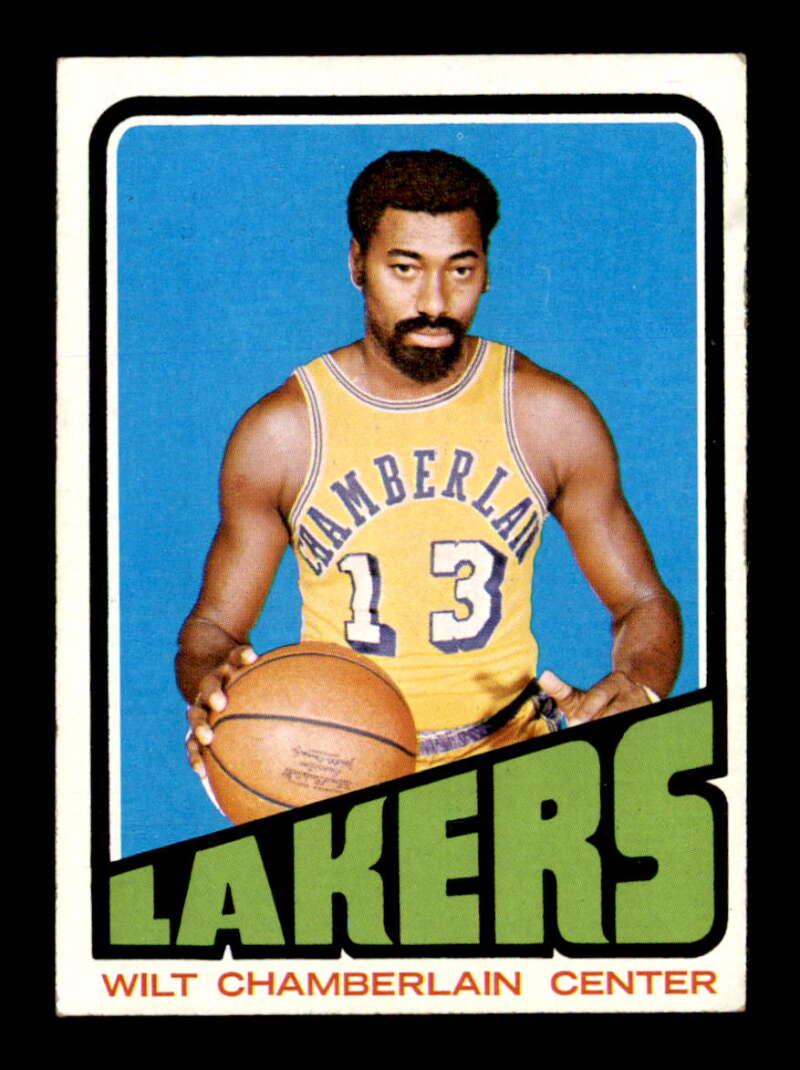 1972 Topps #1 Wilt Chamberlain LA LAKERS EX+ (1 of 2)