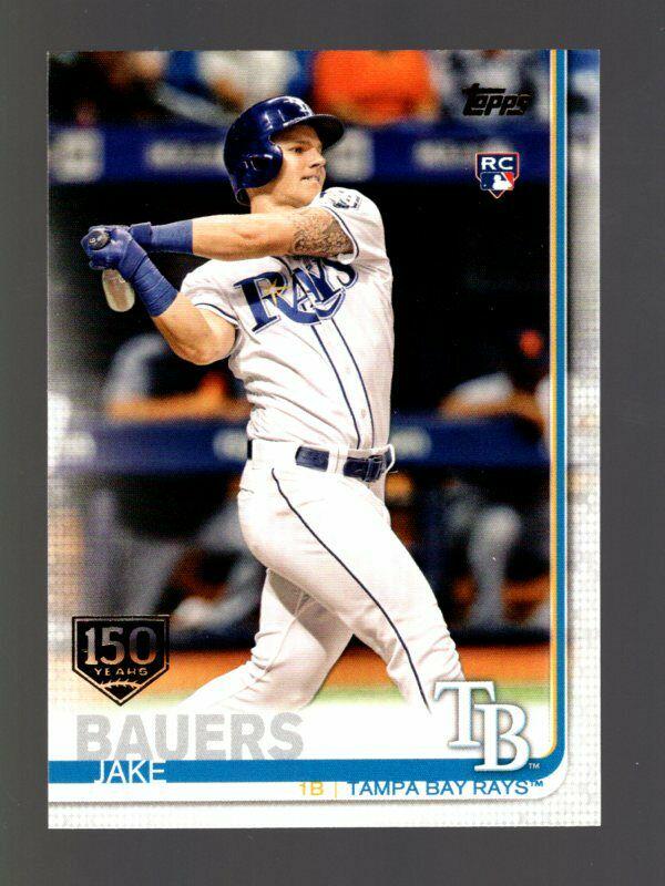 JAKE BAUERS TAMPA BAY RAYS SHORT PRINT ROOKIE CARD (1 of 1)