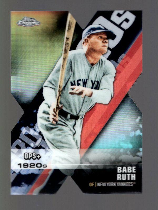 2020 TOPPS CHROME BABE RUTH DIE CUT INSERT CARD (1 of 1)