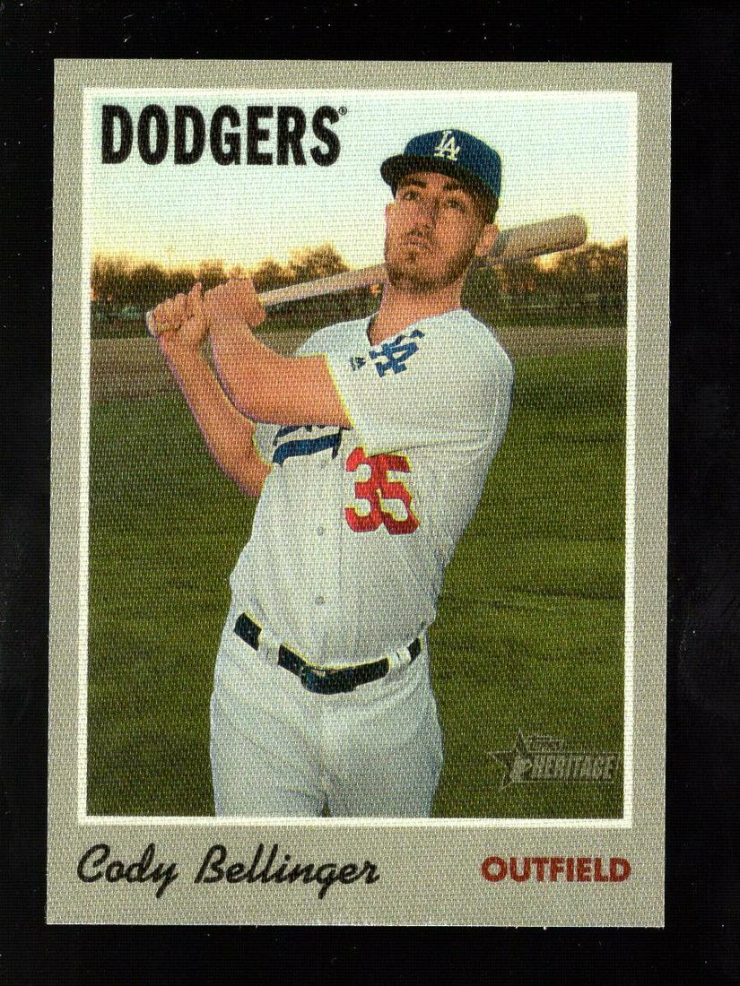 CODY BELLINGER LOS ANGELES DODGERS CLOTH STICKER INSERT (1 of 1)