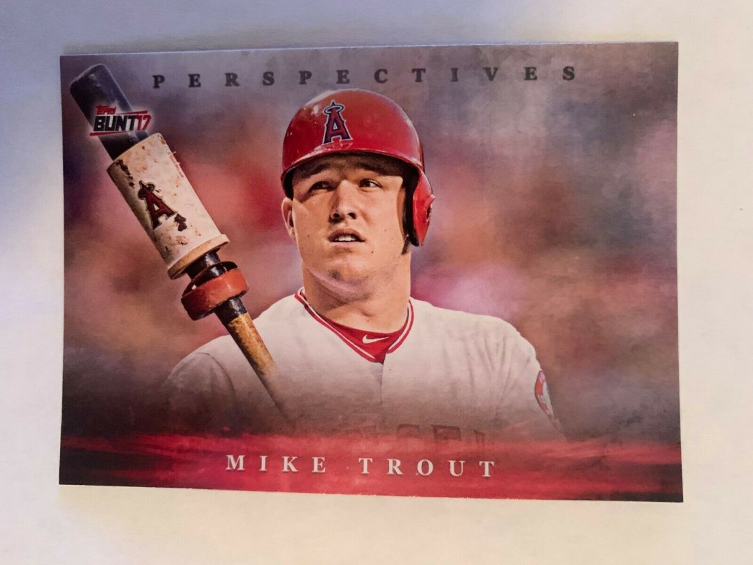Mike Trout LA Angels TOPPS BUNT 'PERSPECTIVES' INSERT (1 of 1)