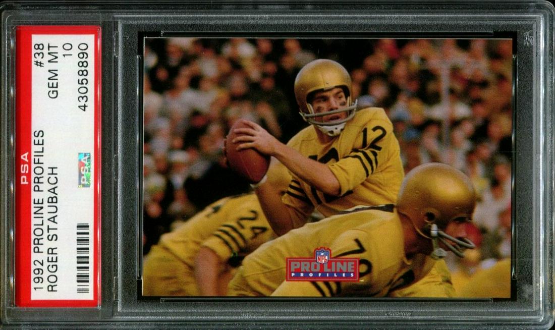 PRO LINE ROGER STAUBACH COWBOYS HOF POP 6 PSA 10 (1 of 1)