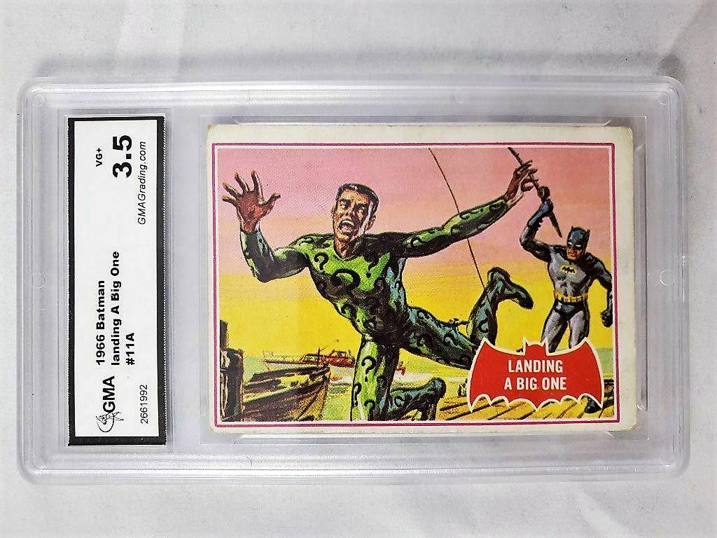 1966 Topps Batman Series Red Bat GMA Graded 3.5 VG+ (1 of 2)