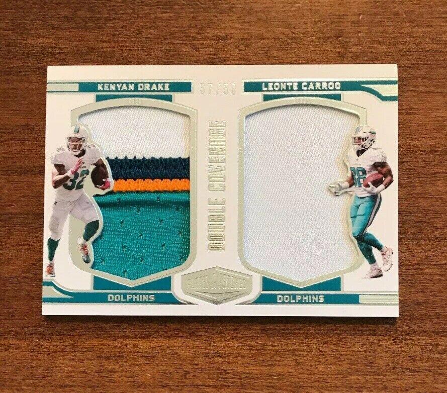 MIAMI DOLPHINS ROOKIE JERSEY PATCH CARD (1 of 2)