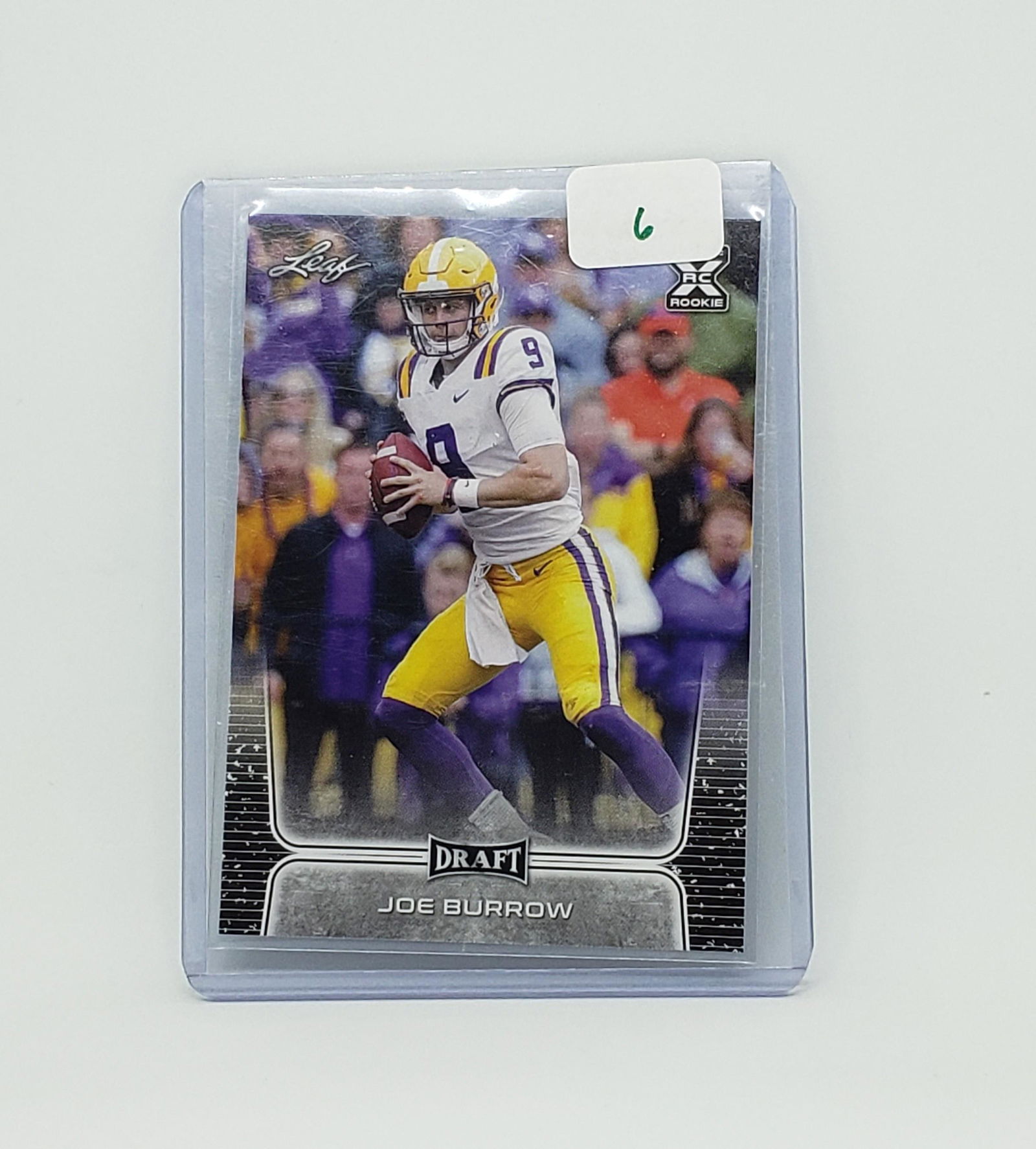 2020 LEAF JOE BURROW ROOKIE CARD (1 of 1)