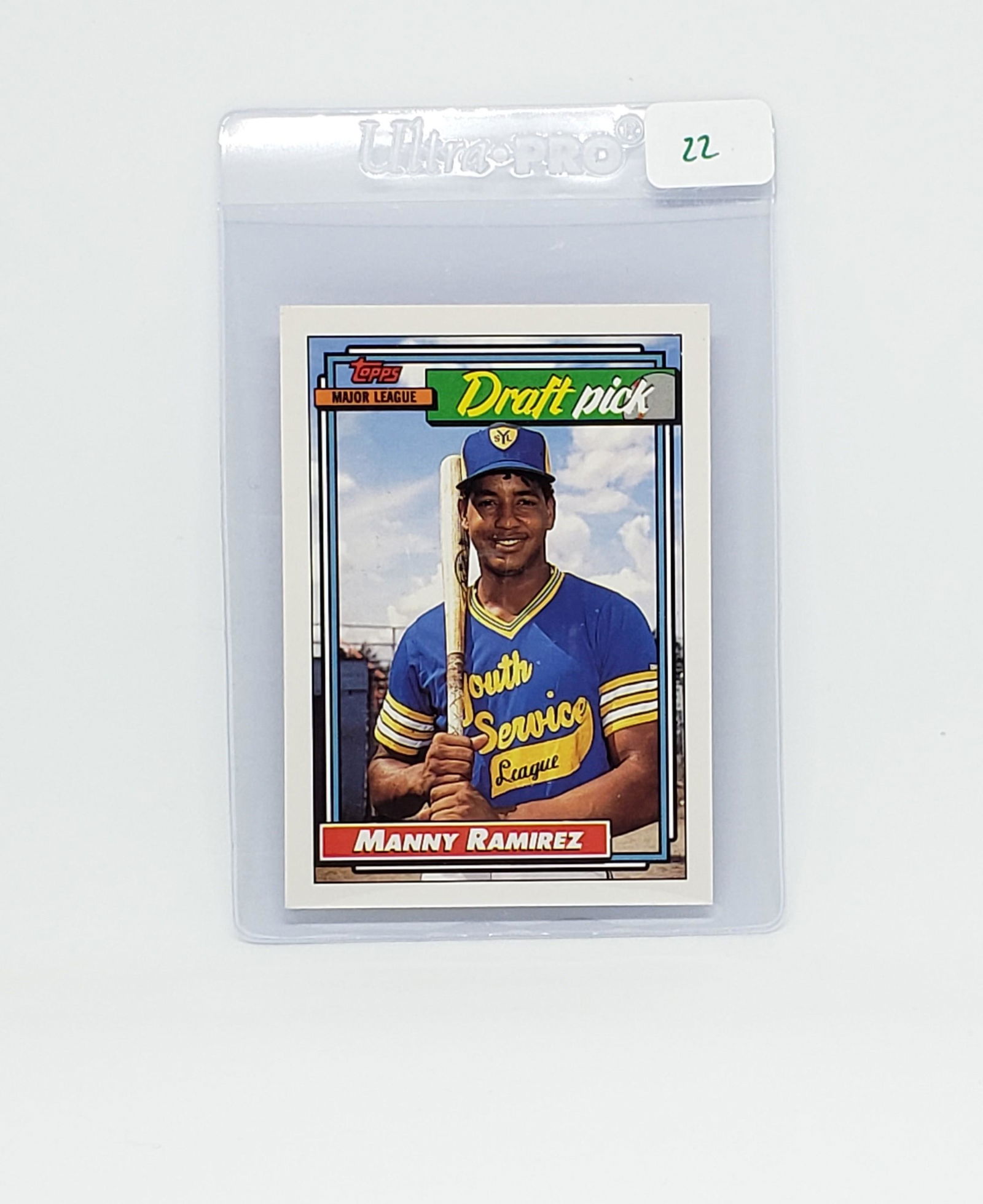 1992 TOPPS MANNY RAMIREZ ROOKIE CARD (1 of 1)