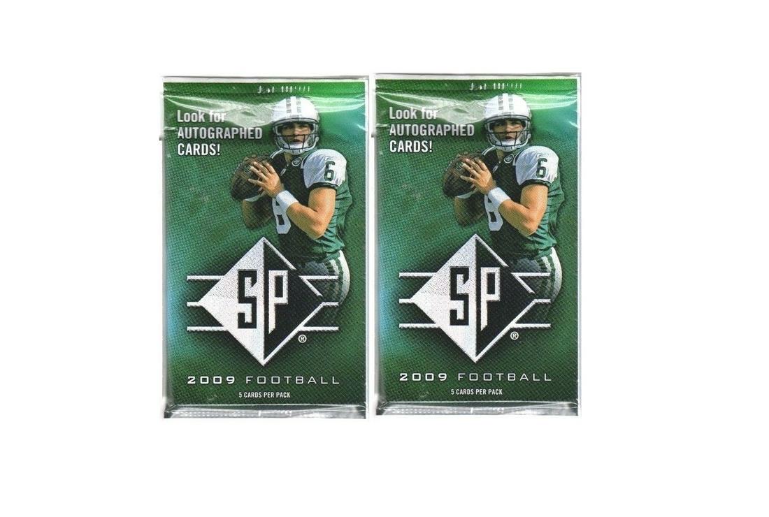 LOT OF 2-2009 UPPER DECK SP FOOTBALL SEALED PACKS (1 of 1)