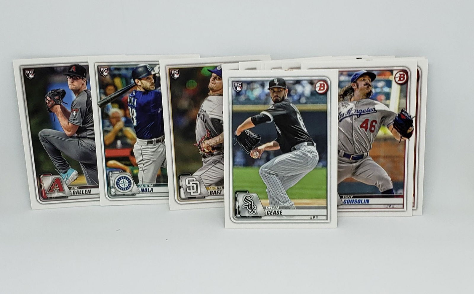 LOT OF 20 2020 BOWMAN BASEBALL ROOKIE CARDS (1 of 1)