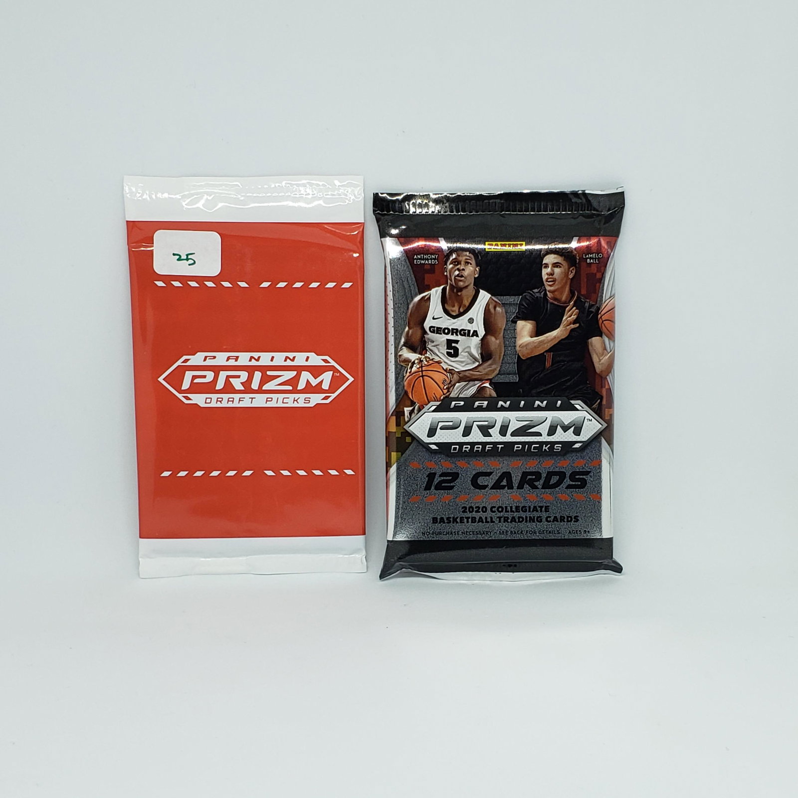 2020-1 PANINI PRIZM DP NEW FAT PACK + 2 EXTRA PACKS: NEW PRIZM BASKETBALL CARDS WITH 2 PACKS OF RED WHITE BLUE PRIZM BOX TOPPERS
