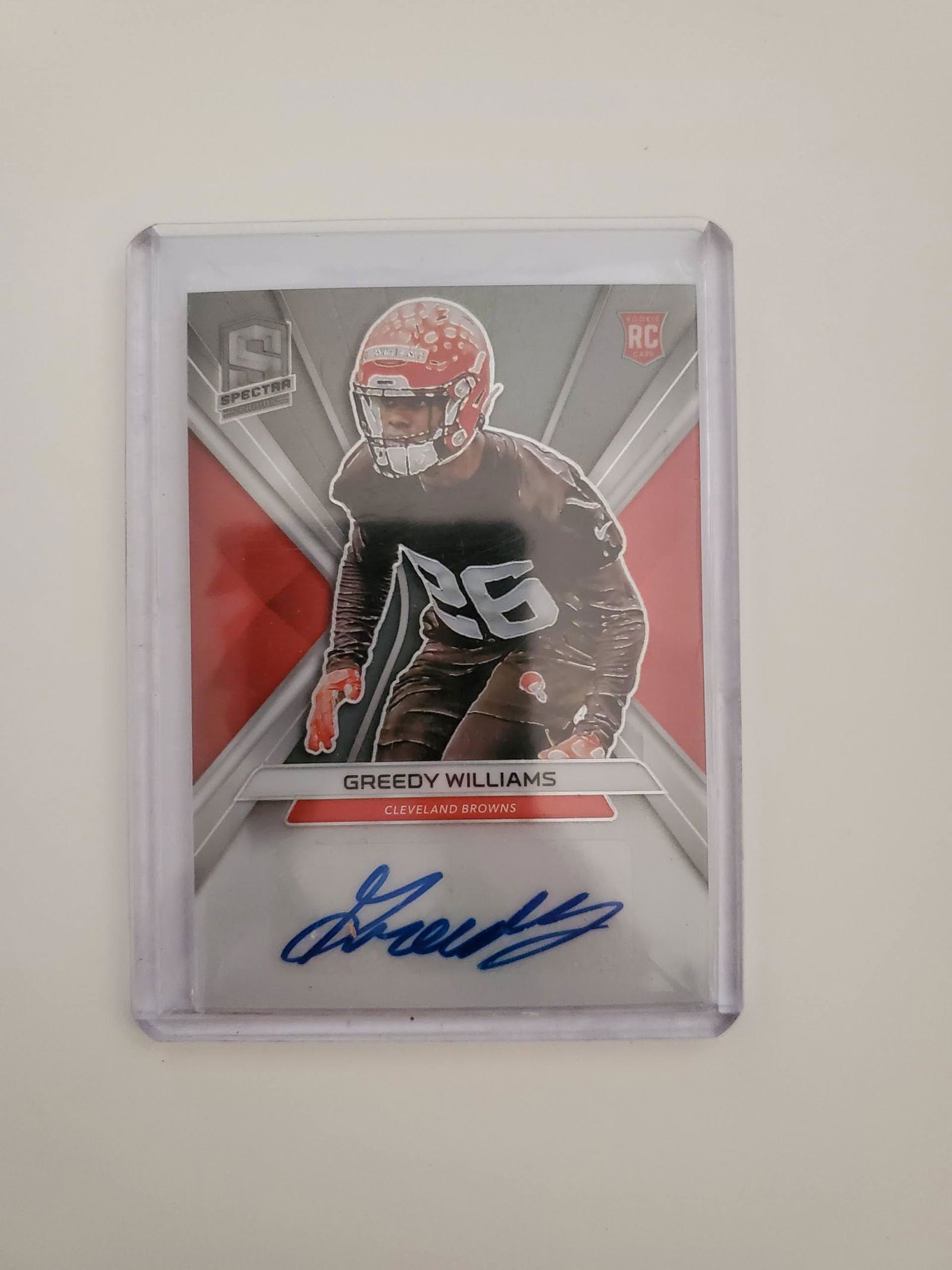 GREEDY WILLIAMS NUMBERED AUTO (1 of 2)