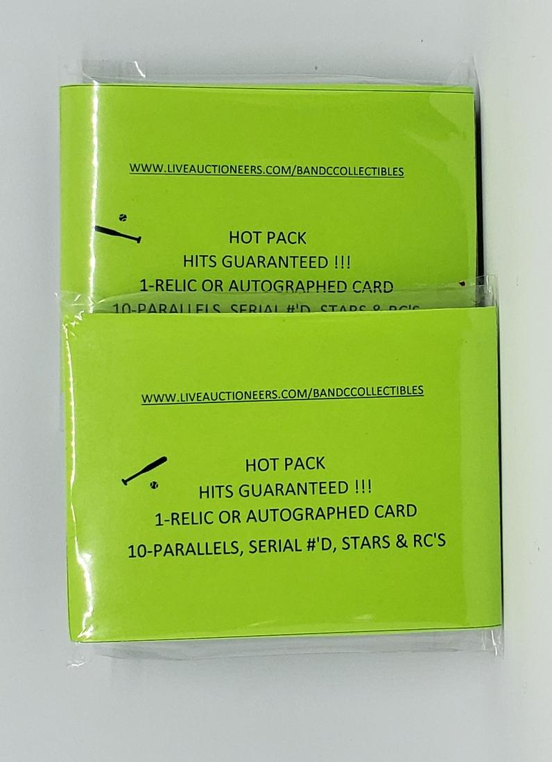 LOT OF 2 BASEBALL HOT PACKS (1 of 1)