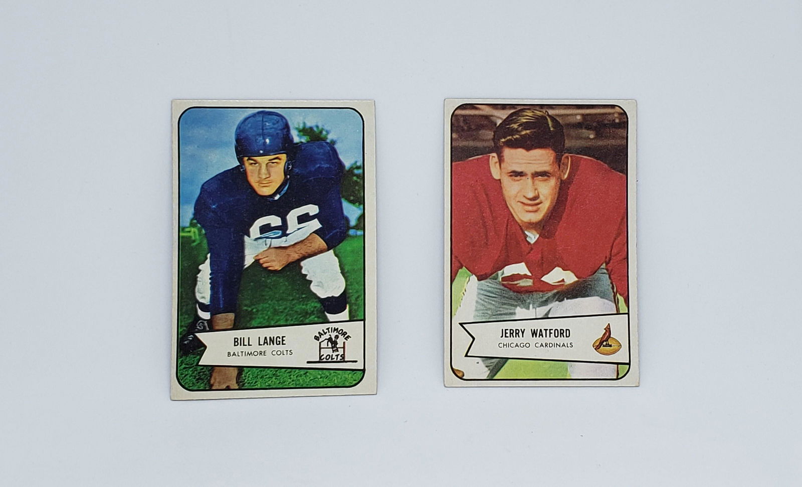 1954 BOWMAN FOOTBALL CARDS EXMT (1 of 2)