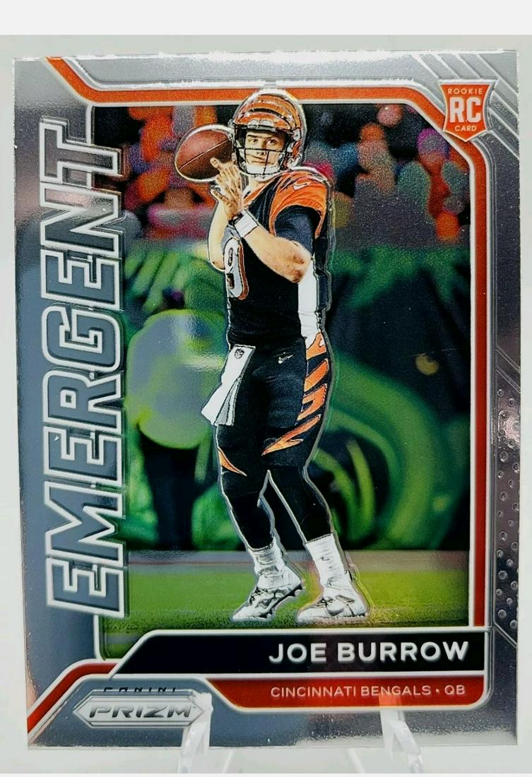 JOE BURROW 2020 PANINI PRIZM EMERGENT ROOKIE CARD (1 of 1)