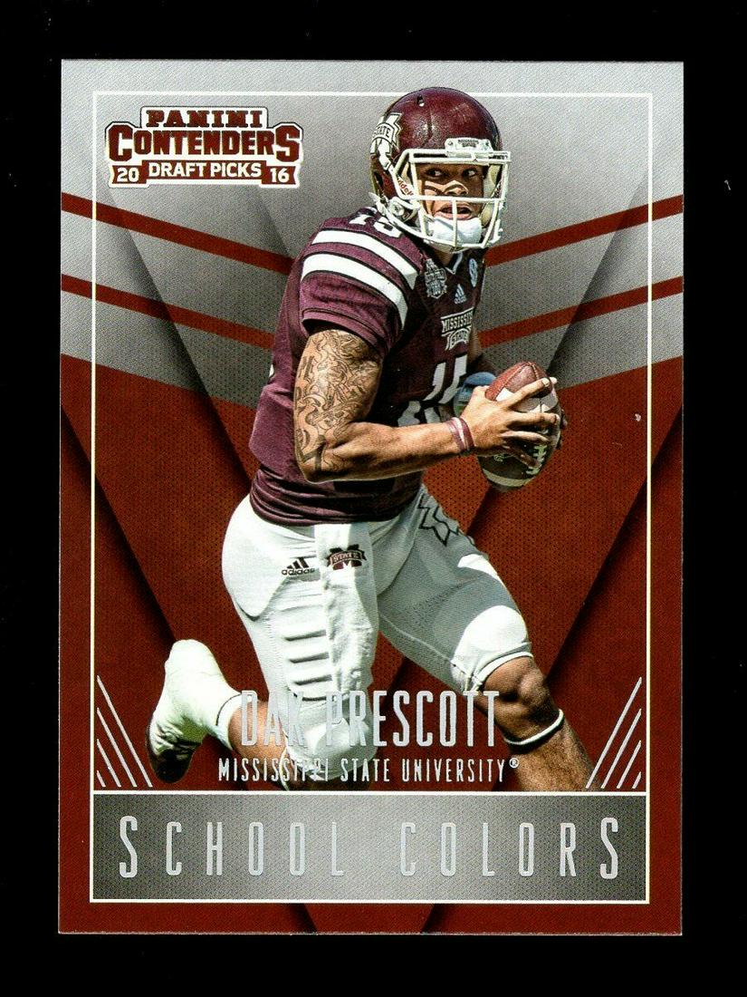 2016 CONTENDERS DRAFT SCHOOL COLORS #16 DAK PRESCOTT RC (1 of 1)